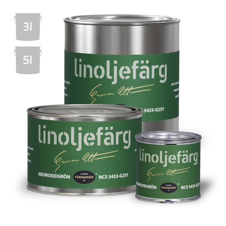 Linseed paint Chromium Oxide Green
