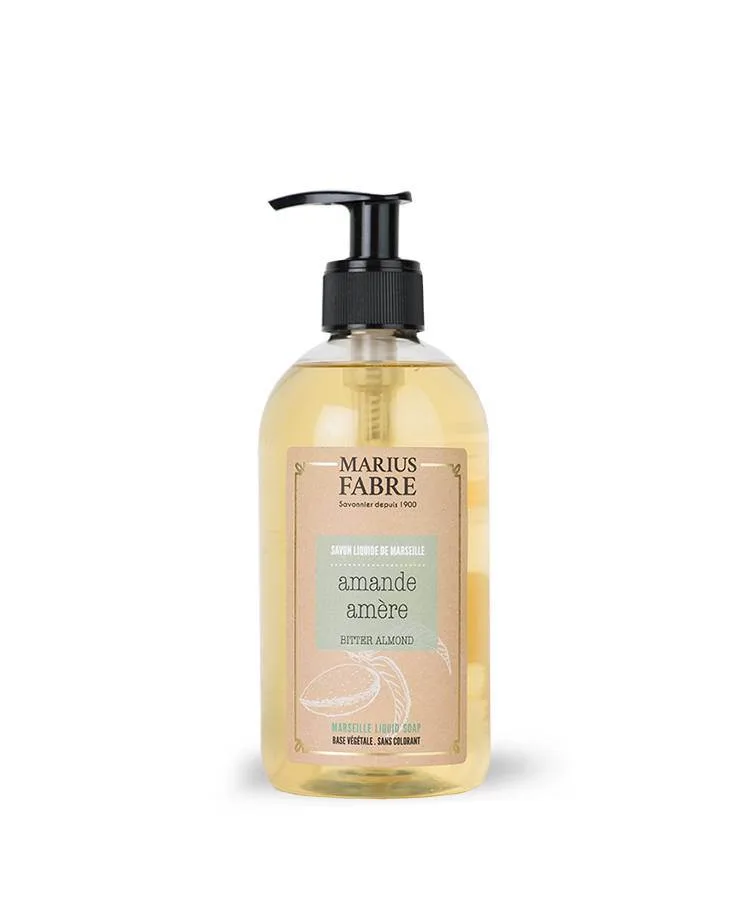 marseille-liquid-soap-bitter-almond-fragance Marseille liquid soap Bitter Almond fragrance 400 ml - Image 1