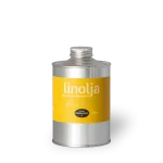 Swedish cold-pressed raw linseed oil packaging 0,5 liter